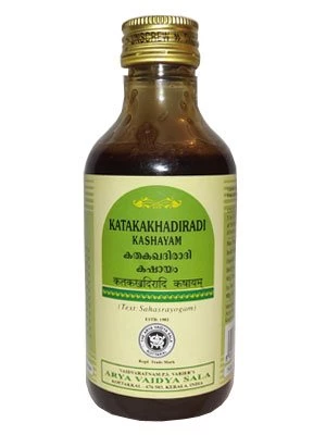 Kottakkal Arya Vaidyasala Katakakhadiradi Kashayam, 200 ml-1.webp